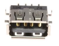 3722-002767 JACK-USB,4P/1C,AU,BLK,ANGLE,A