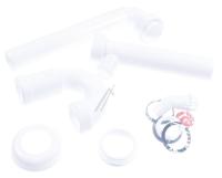 ASW 100900 VATTENLÅS PP VIT 1 1/2"X40