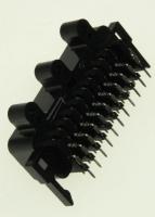 3722-001359 Jack-Scart 21P SN BLK #20-28