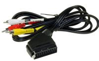 SCARTKABEL 3 X PHONOHANE /1 X SCARTHANE 2M MED BRYTARE