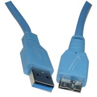 USB 3.0-JOHTO TYPE-A KOIRAS/TYPE-B MIKRO KOIRAS 5,0M SININEN