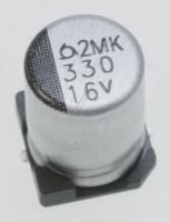 2402-001160 KONDENSATOR-AL,SMD 330UF,20%,16V,WT,TP,1008