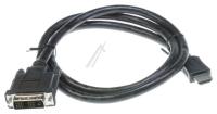 HDMI-HANE 19POL. / DVI-D HANE 18+1POL. 1,0M HQ