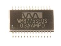 WM8775EDS 1002-001392 IC-A/D CONVERTER,WM8775EDS,24BIT,SSOP,28