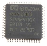 STV8257DSX 1204-002464 IC-AUDIO PROCESSOR,STV8257DSX,TQFP,80P,1