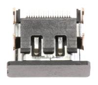 3701-001293 CONNECTOR-HDMI,19P,2R,FEMALE,SMD-A,AU