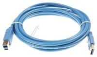 USB3.0 USB 3.0-KABEL - KONTAKT TYP A/ TYP B, BAKÅTKOMPATIBEL, 3,0M