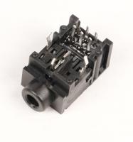 EAG66789801 JACK,PHONE W-JA55109-4A11 1P 3P ANGLE T/R 3.6MM BLACK 9P - WEIJU(JCTC)