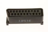 3722-003655 JACK-SCART,21P,SN,BLK