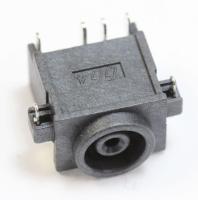 3722-003128 DC VIRTALIITIN, 4P,6.7PI,SN,BLK