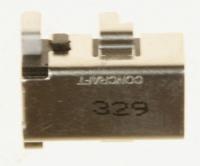 3722-003697 JACK-DC POWER,4P,3PI,AUF,BLK,9.3X11.7X5.