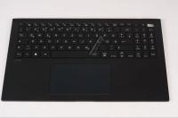 LG AFP76468703 ROYAL 16 ASSY KBD DECK K-DECK ASSY FOR SVC, OBSIDIAN BLACK, KBD(GERMANY) BAKLIT, FOR GM