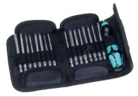 WERA KK60 05059295001 BITS SKRUETRÆKKERSÆT, 17 DELE INKL. ETUI