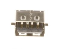 3722-003606 JACK-USB,4P/1C,AU,BLK,ANGLE-OFFSET,A