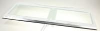 SAMSUNG DA97-15360A BAUGRUPPE ABDECKUNG GEMÜSE-KÜHLFACH RF9000JC, SILBERNE ZIERLEISTE