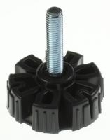 DA61-10521A FOOT-FRONT,RT6000H,PP,BLACK,PP SCRAP