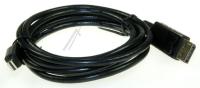 KABEL, DISPLAYPORT HANE TILL MINI DISPLAYPORT HANE, 2,0 M