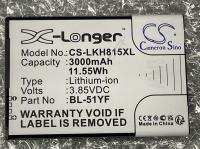 3,85V-3000MAH LI-ION PHONE BATTERI TIL LG