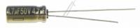 4,7UF-50V EEUFC1H4R7 ELKO RADIAL PAN 105° 5X11MM -ROHS-