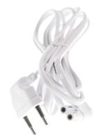 COM EURO NETLEDNING M/8-TALS STIK, VINKEL, HVID 3,0M