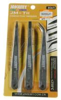 JM-T11 ANTISTATISKA PINCETTER 3 ST