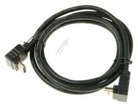HDMI-A-HANE/ HDMI-A-HANE, 1,5M, VINKLAD SVART
