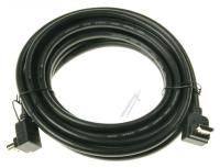 HDMI KABEL, HANE/HANE, VINKEL SVART 5M