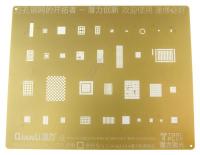 GOLDEN STENCIL 3D IC 8 BGA POSITIONER TILL IPHONE 8 + X ICS