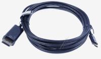 USB TYPE-C HANN TIL DISPLAYPORT HANN, 4K60HZ, 3 MTR