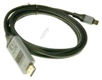 KABEL, USB TYP C HANE - HDMI HANE 4K UHD, @ 60 HZ, PLUG & PLAY, 2M