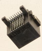 3722-003164 JACK-MODULAR,8P/8C,RJ45,N,ANGLE,-,AU,1P