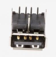 3722-003225 JACK-USB,4P/1C,AU,BLK,SMD-A(DIP),A