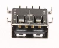 3722-003240 JACK-USB,4P/1C,AU,BLK,ANGLE-OFFSET,A