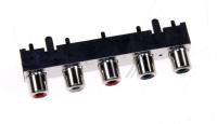 3722-003247 JACK-PIN,5P+SHIELD W/L,NI,GN/BL/RD/WH/R