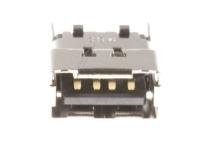 3722-003248 JACK-USB,4P/1C(W/L),NI/PD/AU/SN,BLK,STR