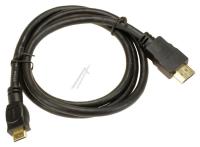 HDMI-A-HANE / HDMI-C-HANE (MINI) SVART, 1,0M