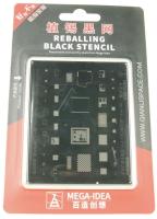 BLACK STENCIL BGA REBALL STENCIL IPHONE 11 / 11 PRO / 11 PRO MAX CPU & IC