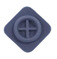 BA67-01537B RUBBER-FOOT-DOWN,VESTA-13,SI,DARK GRAY