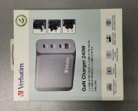 GNC-240 32205 GAN LADDARE 240W 3X USB-C, 1X USB-A, PD, QC, PPS, EU/UK/US