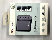 GNC-140 32203 GAN LATURI/ADAPTERI, 140W 3X USB-C, 1X USB-A, PD, QC, PPS, EU/UK/US