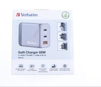 GNC-65 32201 GAN LADDARE 65W 2X USB-C, 1X USB-A, PD, QC, PPS, EU/UK/US