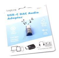 UA0424 USB-C -> 3,5-MM JACK DAC AUDIOADAPTERI EQ 384 KHZ/32 BIT
