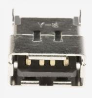 3722-003088 JACK-USB:4P/1C,NI/PD/AU/SN,GRYSTRAIGHT,