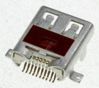 3701-001667 CONNECTOR-HDMI:19P,2R,SMD-A,AU